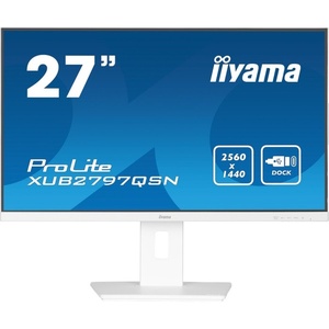 XUB2797QSN-W2 - iiyama ProLite XUB2797QSN-W2 - 27" QHD 16:9 1ms 100Hz IPS - HDMI, DP et USB-C (DP alt mode et PD 65W)