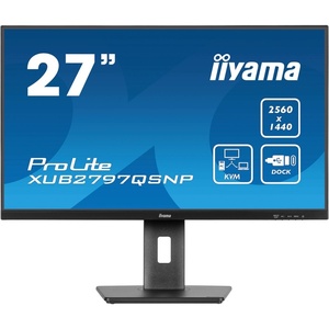 XUB2797QSNP-B1 - iiyama ProLite XUB2797QSNP-B1 - 27" QHD 16:9 1ms 100Hz IPS - HDMI, DP et USB-C (DP alt mode et PD 96W)